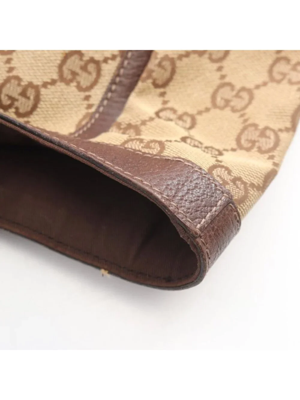 Gucci Tote Abbey GG Canvas Beige Brown